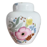 Wedgwood « Meadow Sweet » Pot de gingembre, porcelaine tendre avec motif de fleurs roses et bleues, fabriqué en Angleterre