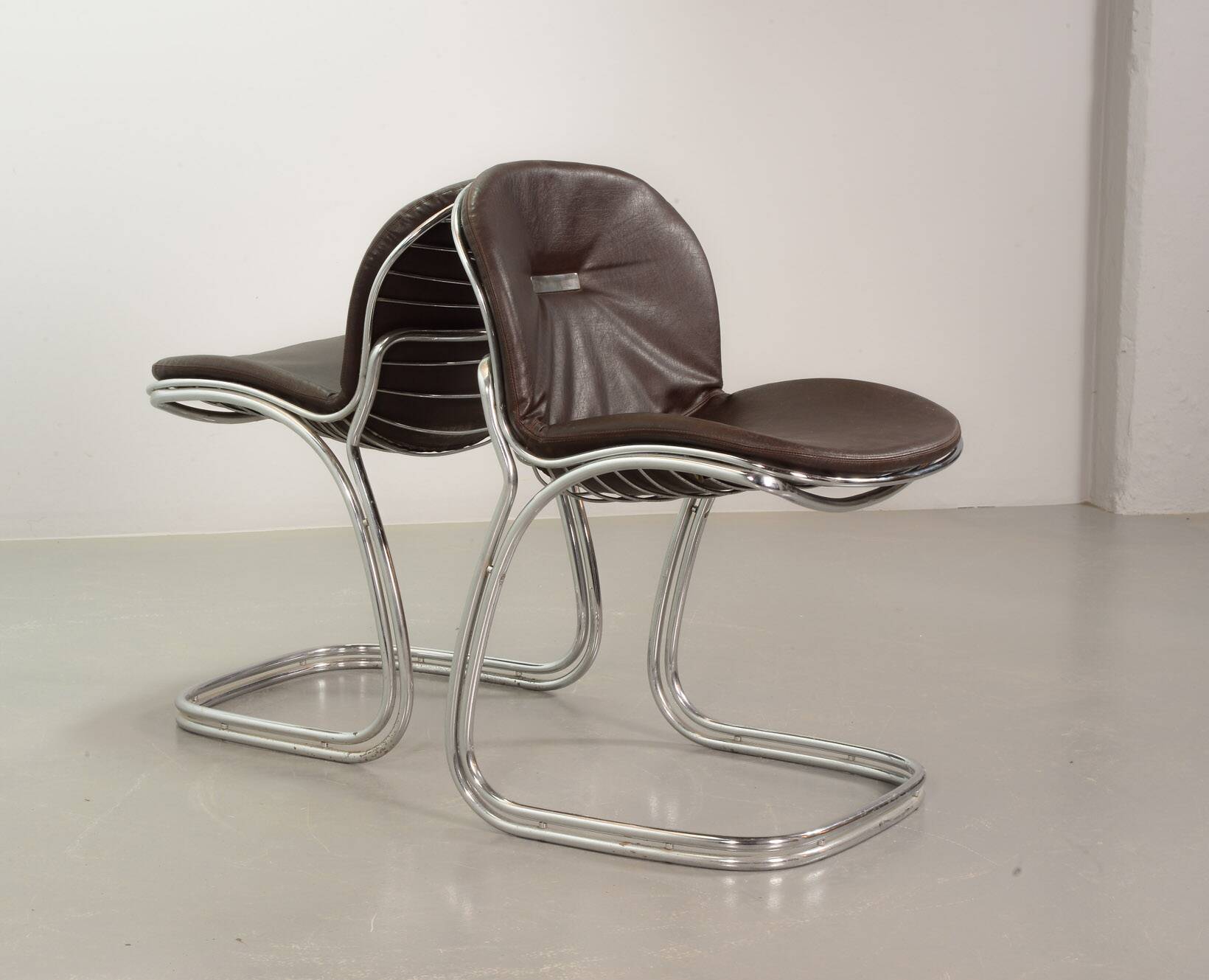 Gastone Rinaldi Italian Design 'Sabrina' Dining Chairs for Rima Italy 1970s