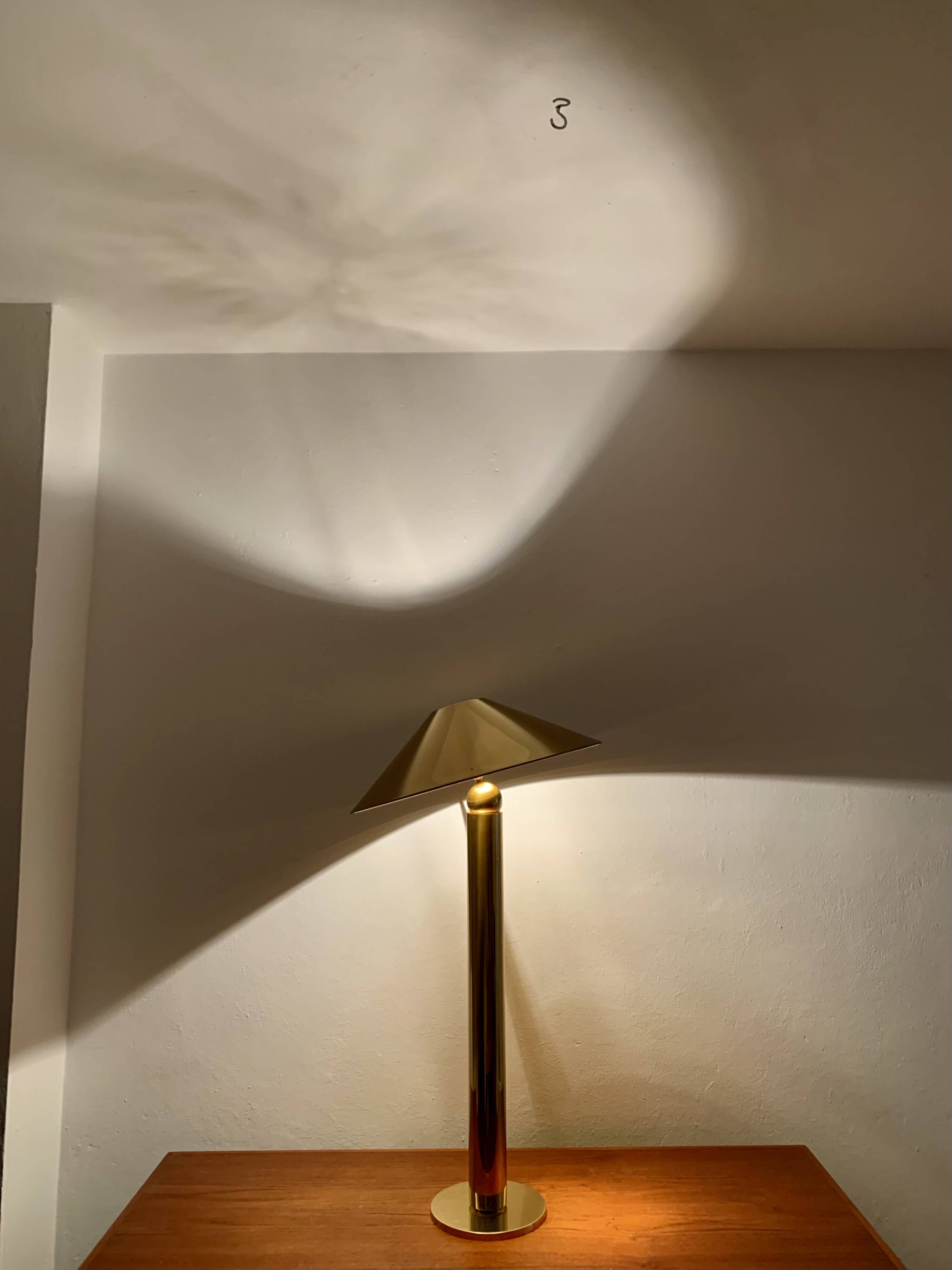 Brass Floor Lamp by Florian Schulz