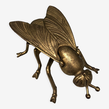 Brass fly ashtray