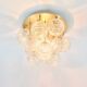 Mid-Century Sputnik Murano Glass & Brass Ceiling Light - Doria, 1960s/1970s