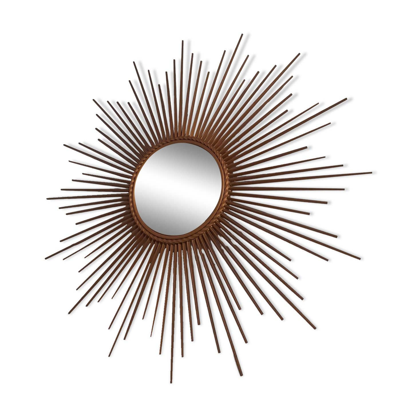 Large vintage Chaty Vallauris sun mirror