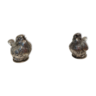 Salt and pepper silver birds