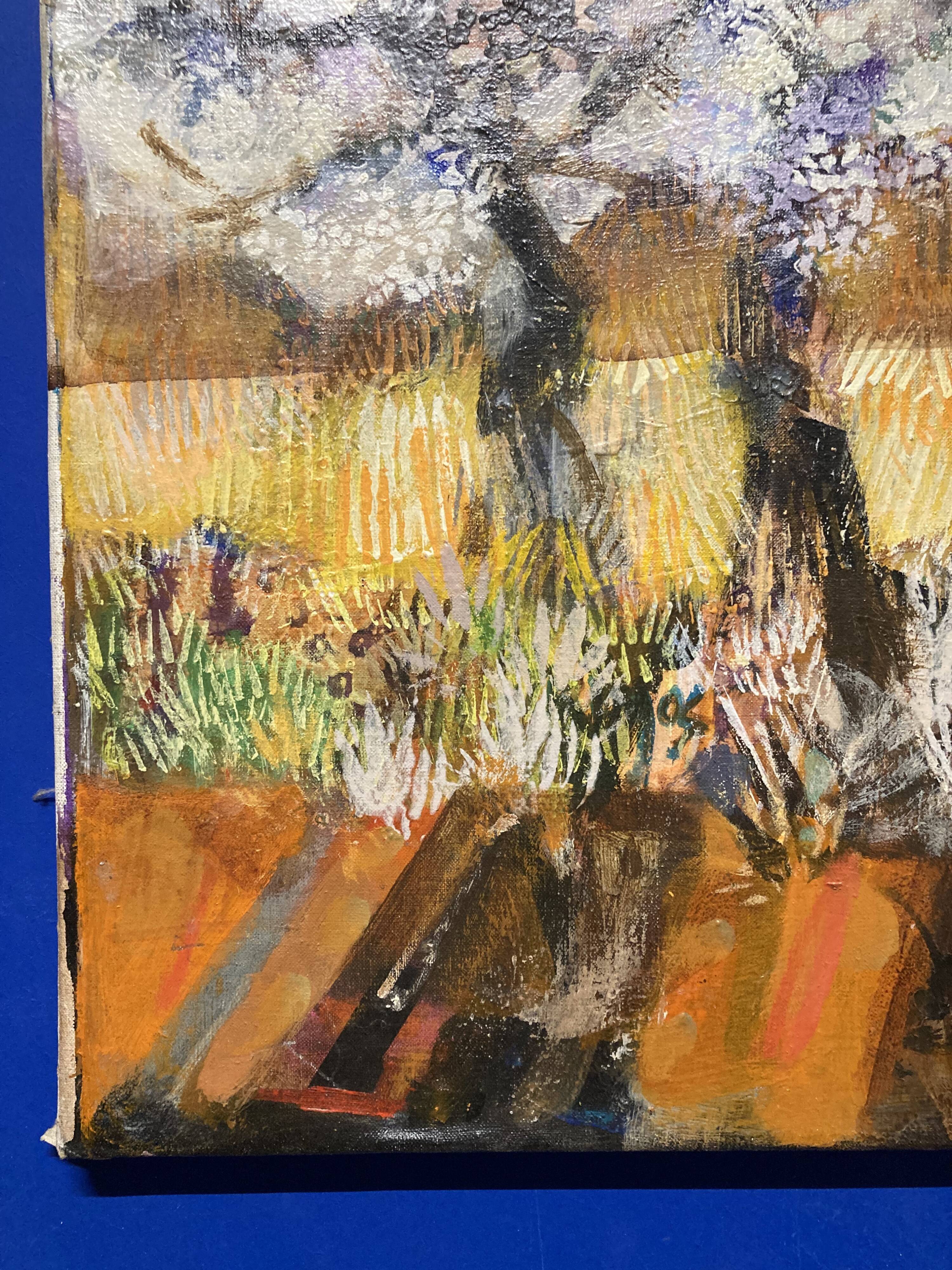 Thalmos, The Holy Mountain Sainte-Victoire, Oil on canvas