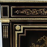 Meuble d’appui en poirier noirci, époque Napoléon III, milieu XIXème