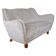 Grey velvet buttoned sofa by Levi's Mobelafarr