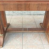 Art Deco table in burr walnut