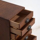 High Japanese chest of drawers with ten drawers – Showa period (c. 1950–1979)