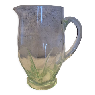 Vintage glass pitcher