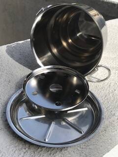 Stainless ice bucket