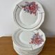 Set de 10 assiettes dessert porcelaine Art Déco