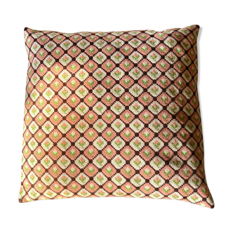 Vintage crochet cushion