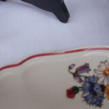 Set of 15 flat plates Sarreguemines agreste models