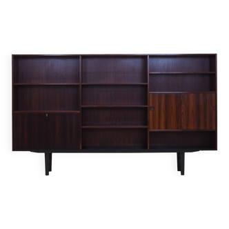 Rosewood bookcase, Danish design, 1970s, production: Farsø Møbelfabrik