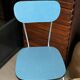 Vintage Blue Formica Chair