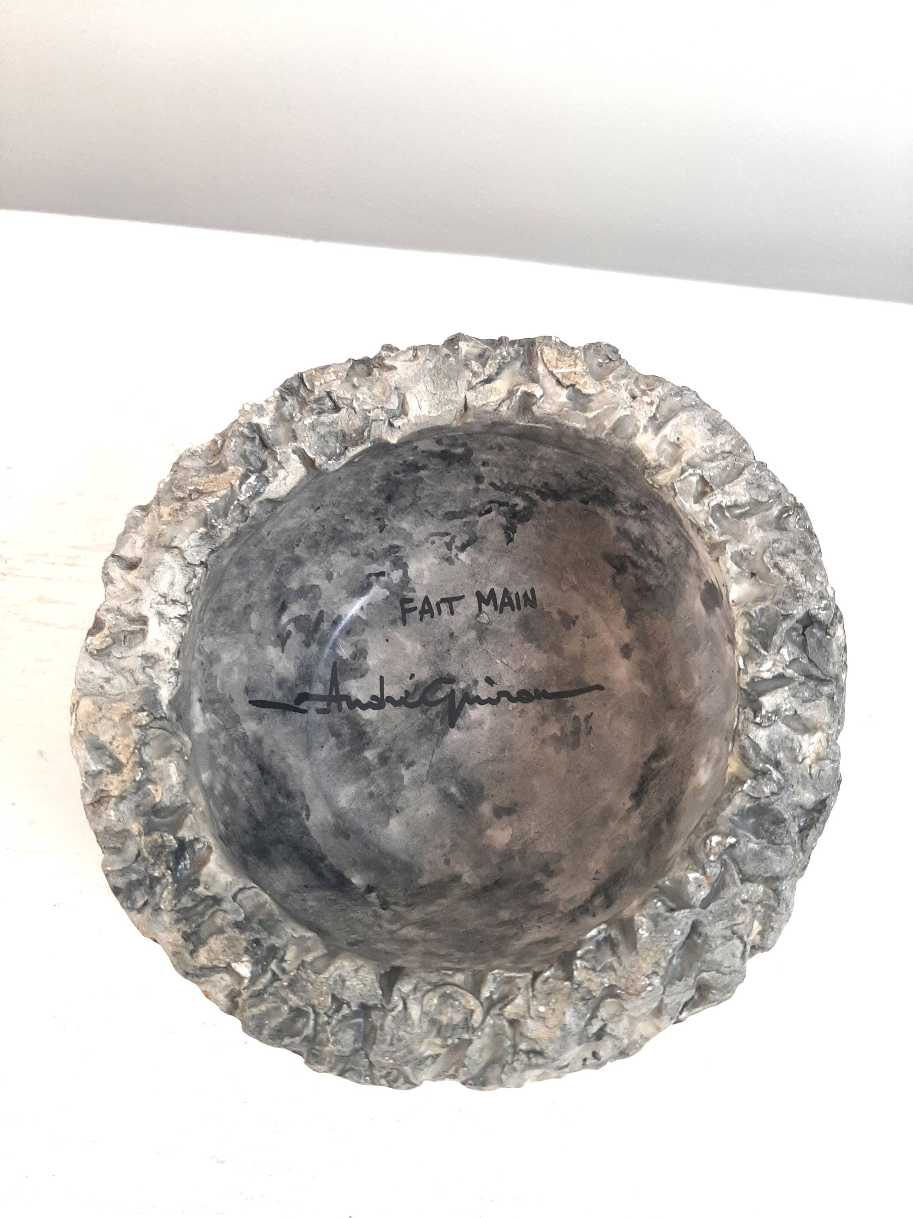 Candle holder André Quiron Vallauris