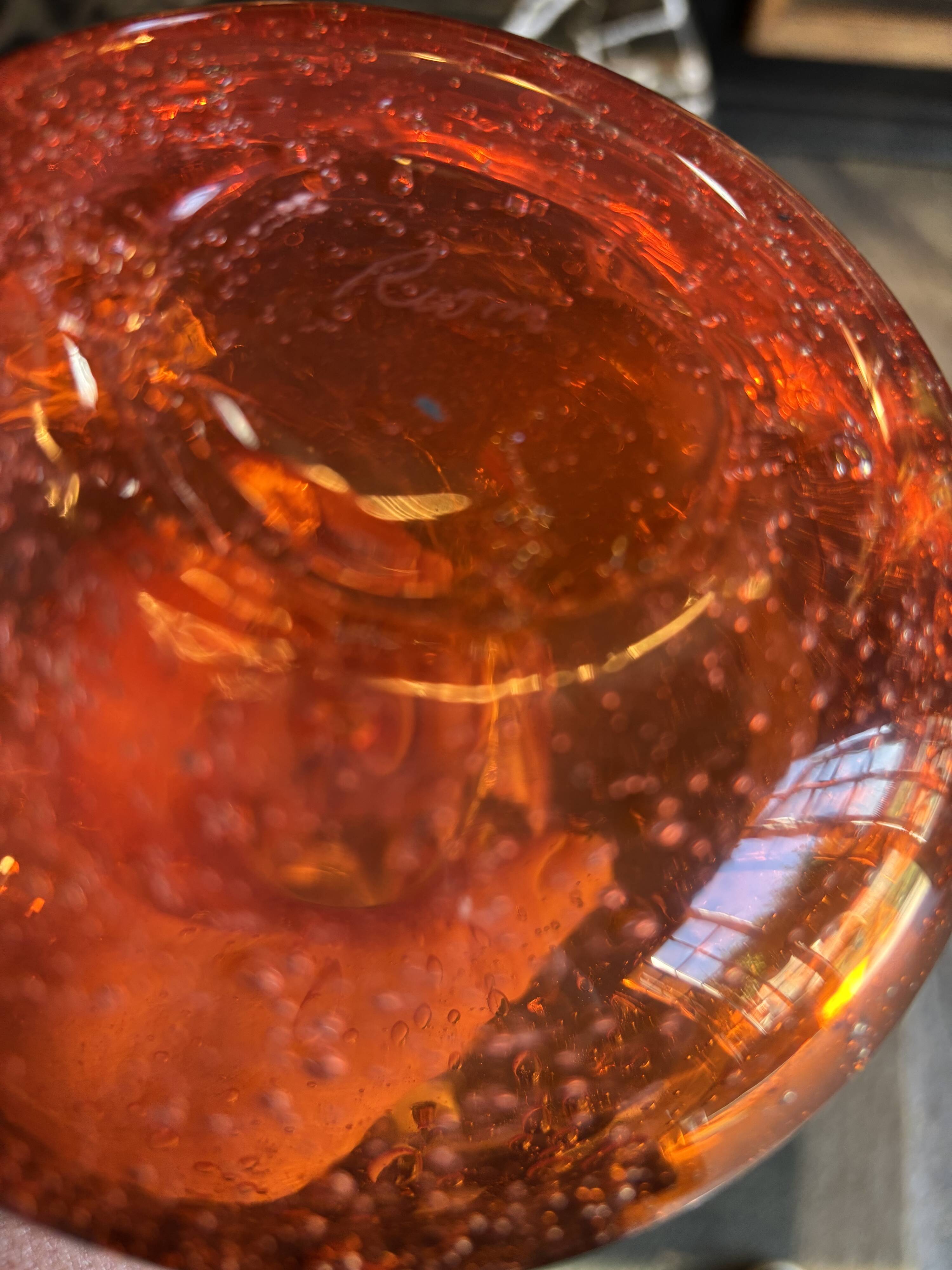Riom marsh soliflore vase orange