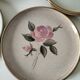 6 vintage stoneware dinner plates – Rosita model by MBFA Pornic