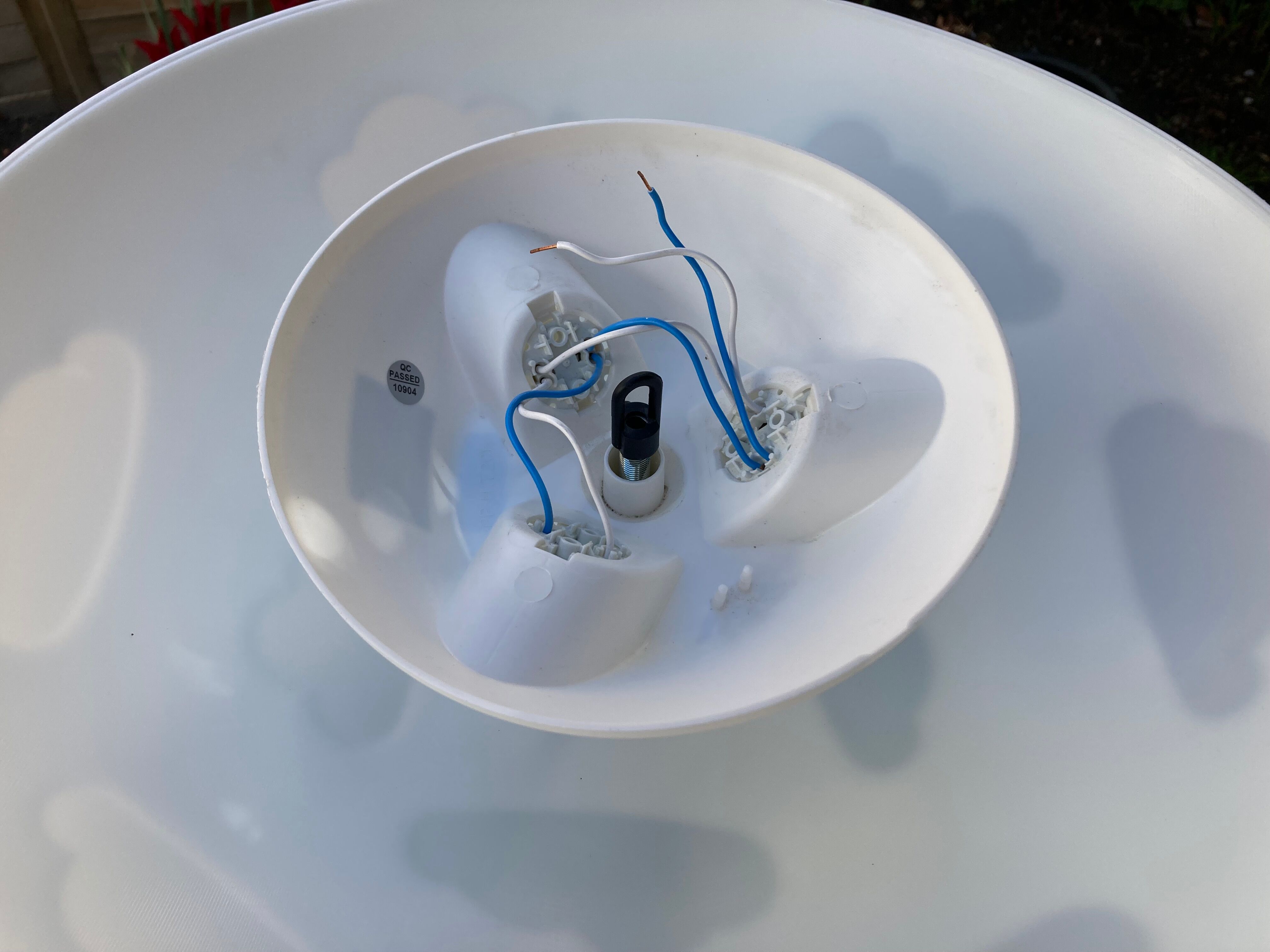 White cloud ceiling lamp Ikea Skojig