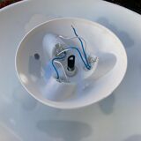 White cloud ceiling lamp Ikea Skojig