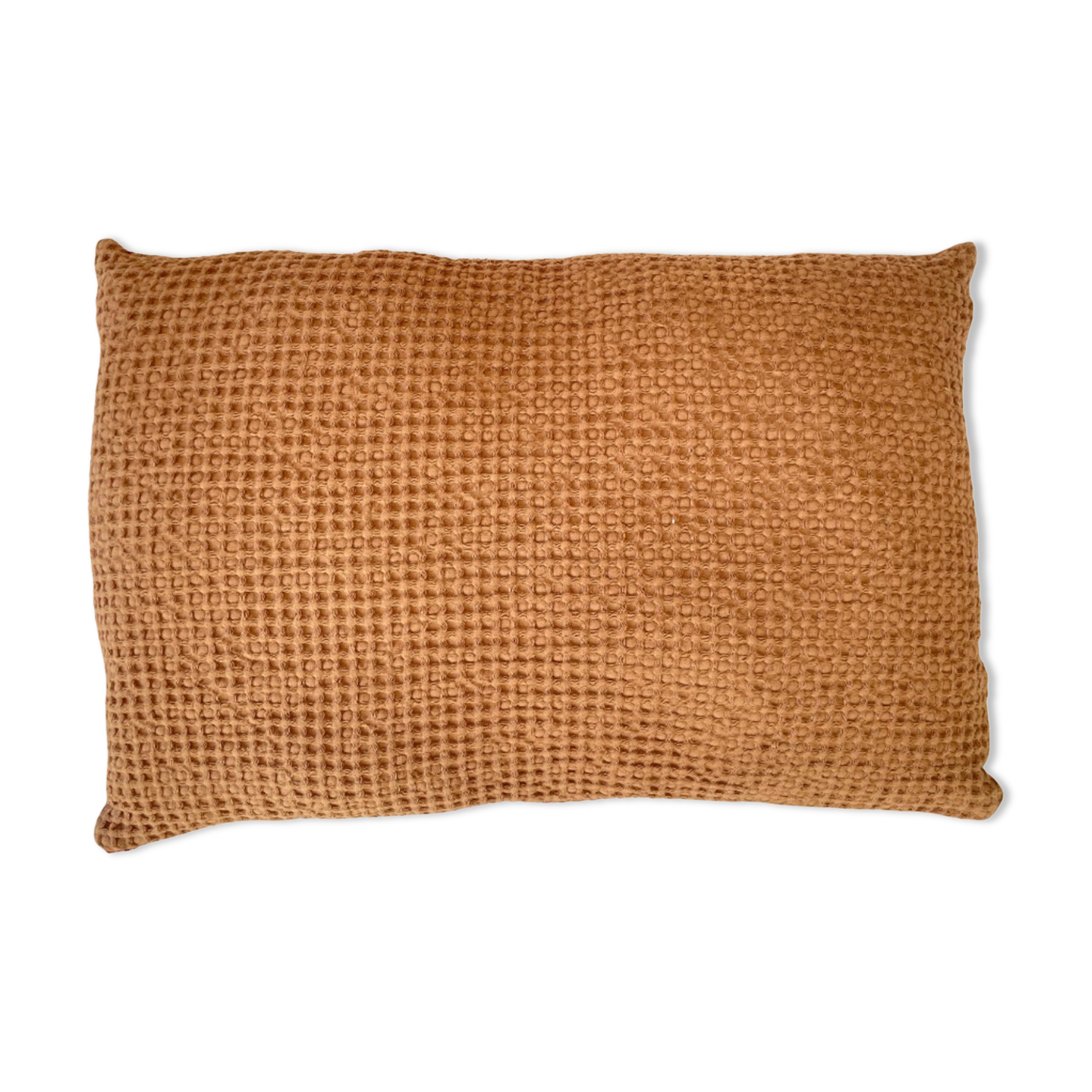 Coussin Gaufré vieux rose