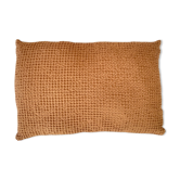 Coussin Gaufré vieux rose