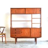 Teak bookcase * 135 cm
