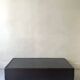 Vintage design coffee table in brown leather and black glass, Steiner France 1970.