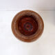 Large vintage turned wooden candlestick - 1960s