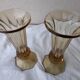 Paire de vases verre