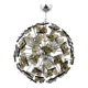Cut glass Sputnik chandelier Fontana Arte Mid-20th century