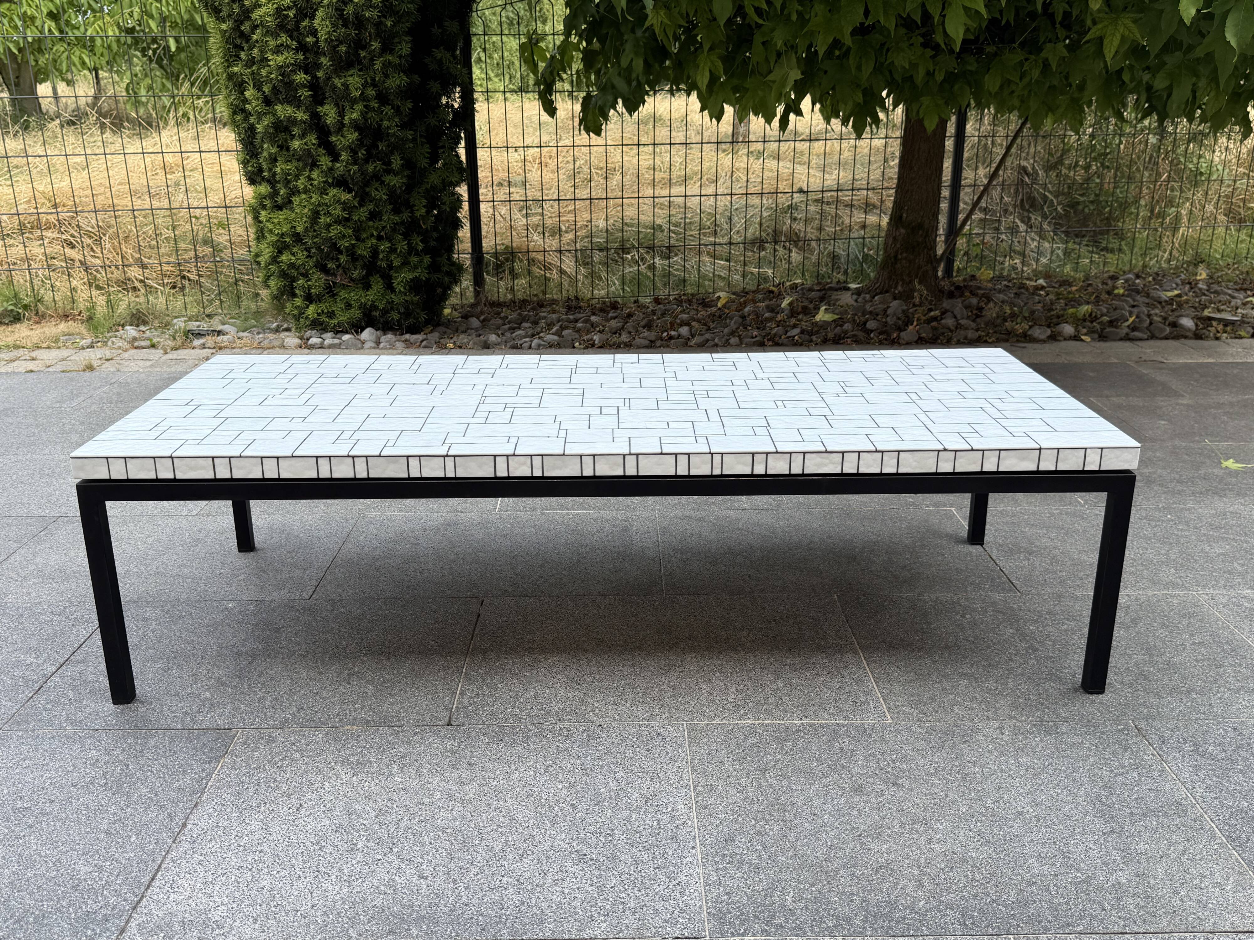 1960s mosaic coffee table
