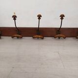 Wall mounted coat rack
