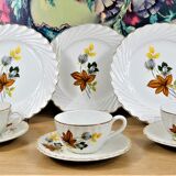 Coffee service Lunéville K.G-Coffee cups-dessert plates-Coffee maker