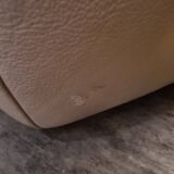 Individual leather armchair