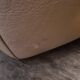 Individual leather armchair