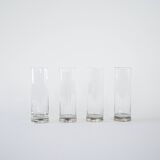 Set of glasses, Hollywood Regency style, 1970s, made in Italy