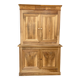 Antique two-body buffet in solid wood (restored)