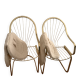 Pair of Gastone Rinaldi chairs, 1970s.