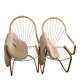 Pair of Gastone Rinaldi chairs, 1970s.
