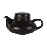 Black teapot - Gresline, Franco Pozzi, Italian design - 1970s