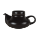 Black teapot - Gresline, Franco Pozzi, Italian design - 1970s