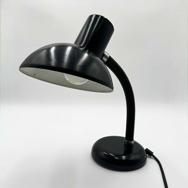 Lampe cocotte noire Veb Narva années 70