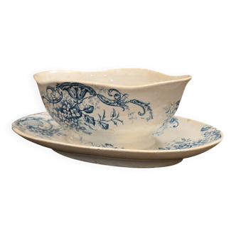 19th century Clairefontaine sauceboat