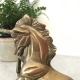 Vintage unicorn figure in brass