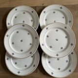 Set of 6 vintage dessert plates