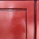 Red lacquered enfilade 1970 160cm