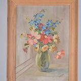 Nature morte bouquet de fleurs