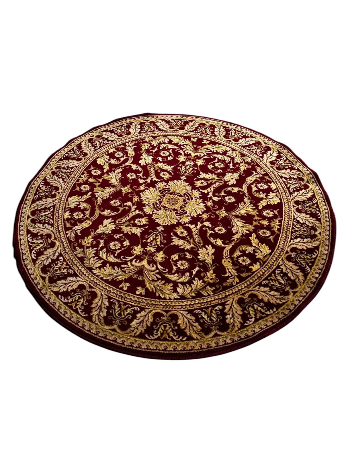 Round oriental-style rug 170cm
