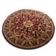 Round oriental-style rug 170cm
